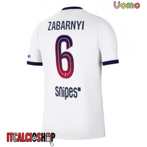 Paris Saint-Germain Ilya Zabarnyi #6 Seconda Maglia 2026-27 Manica Corta